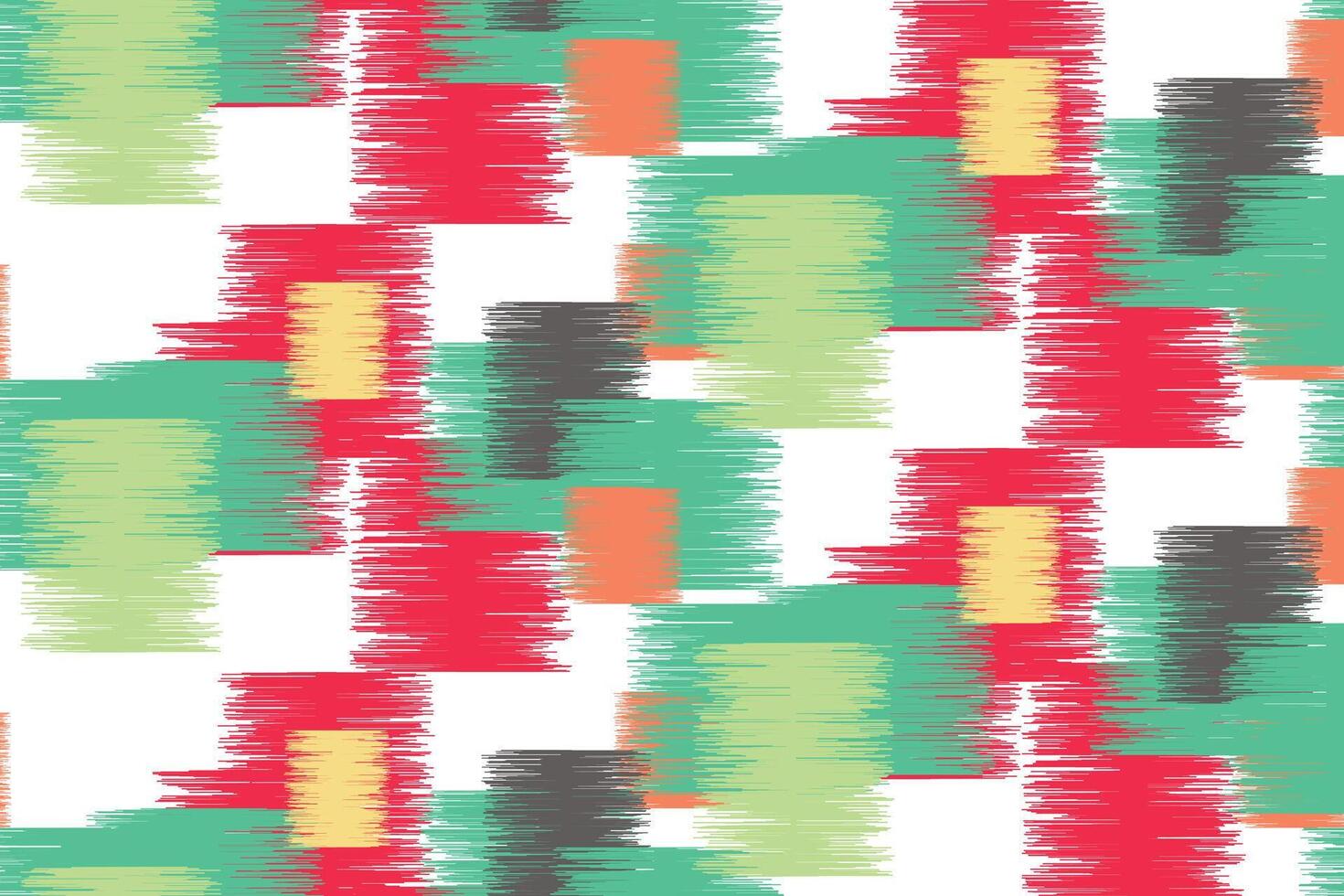Tie dye pattern Seamless Scandinavian pattern Motif embroidery, Pixel Ikat embroidery Design for Print figure tribal ink on cloth patola sari vector
