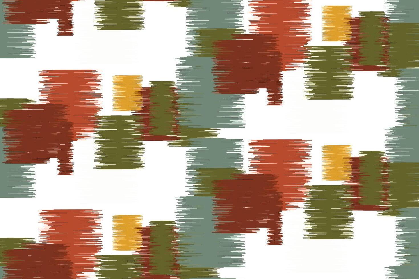 Tie dye pattern Seamless Mughal architecture Motif embroidery, Pixel Ikat embroidery Design for Print tapestry floral kimono repeat pattern lacing spanish motif vector