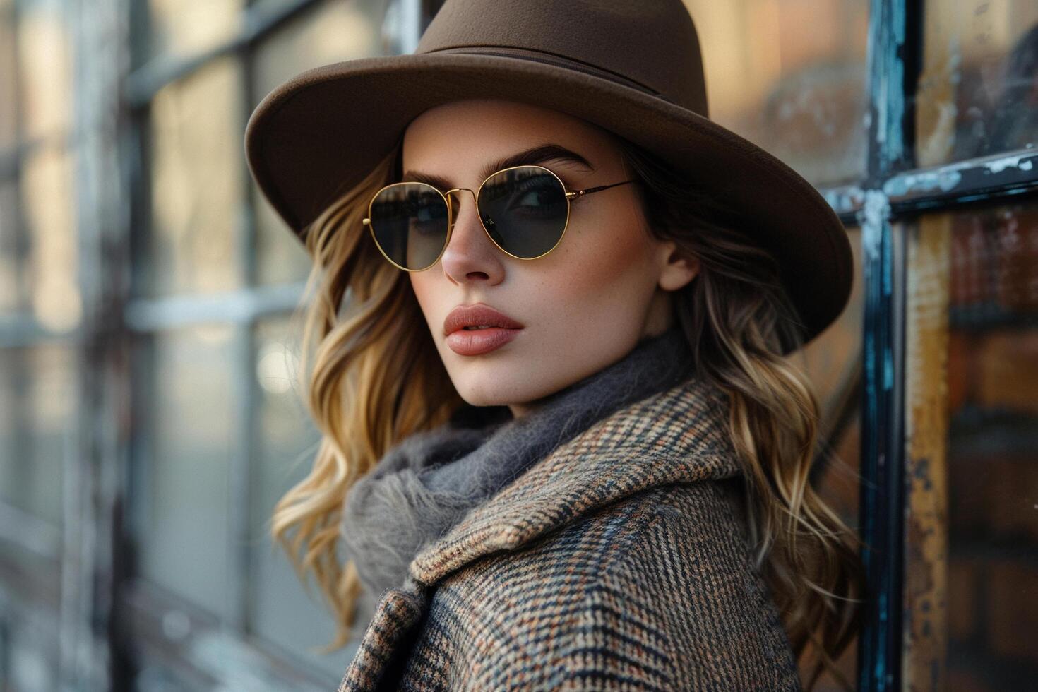 Portrait of a fashion trendsetter photo