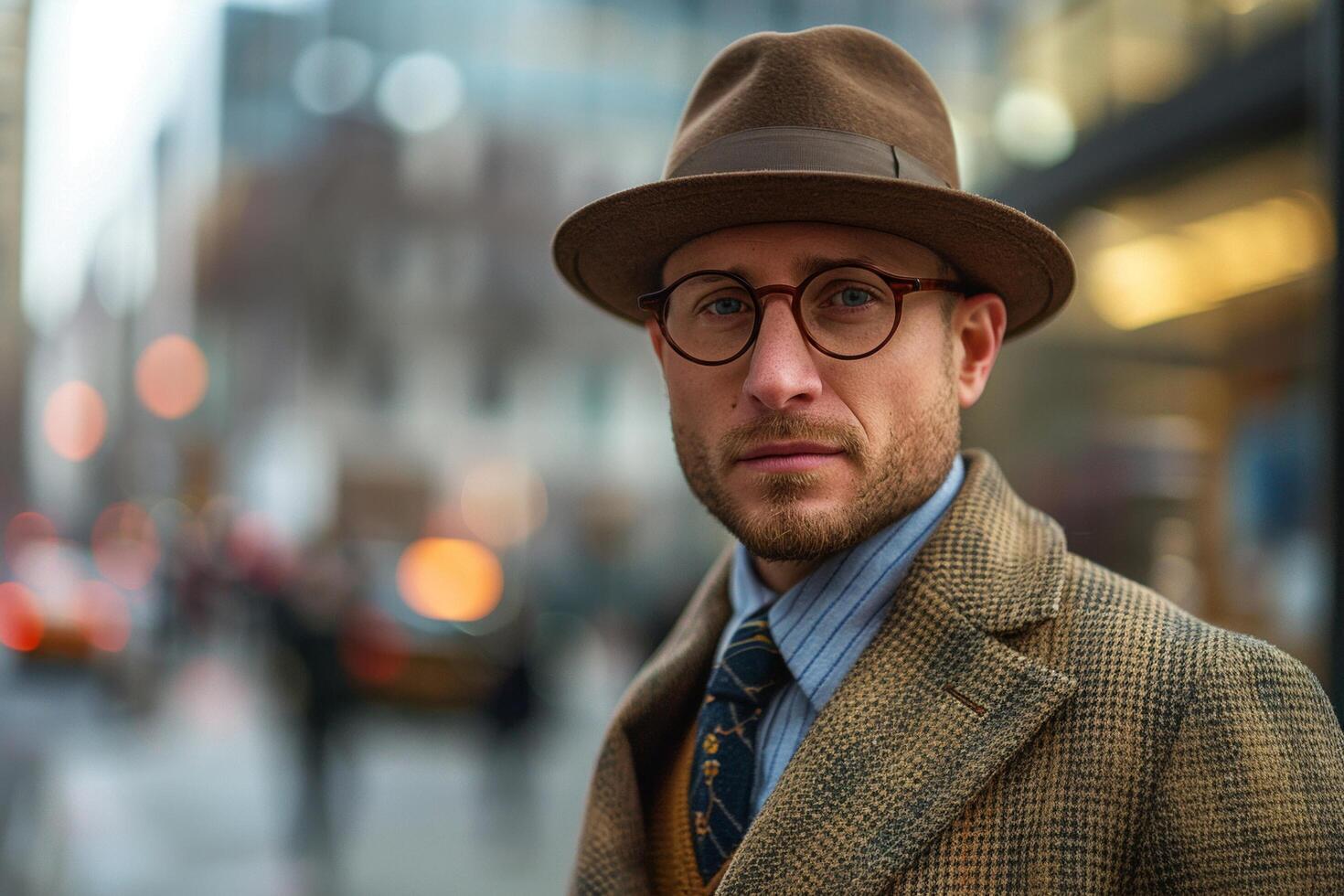 Portrait of a fashion trendsetter photo