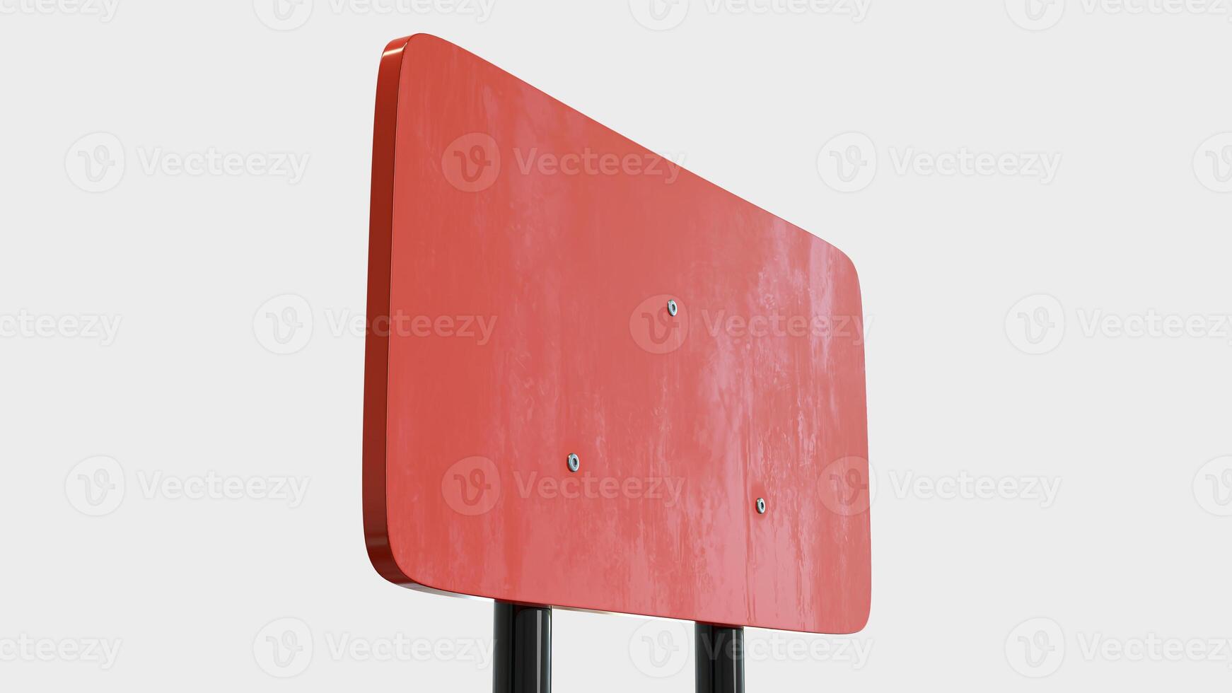 red children's school chair seat photo