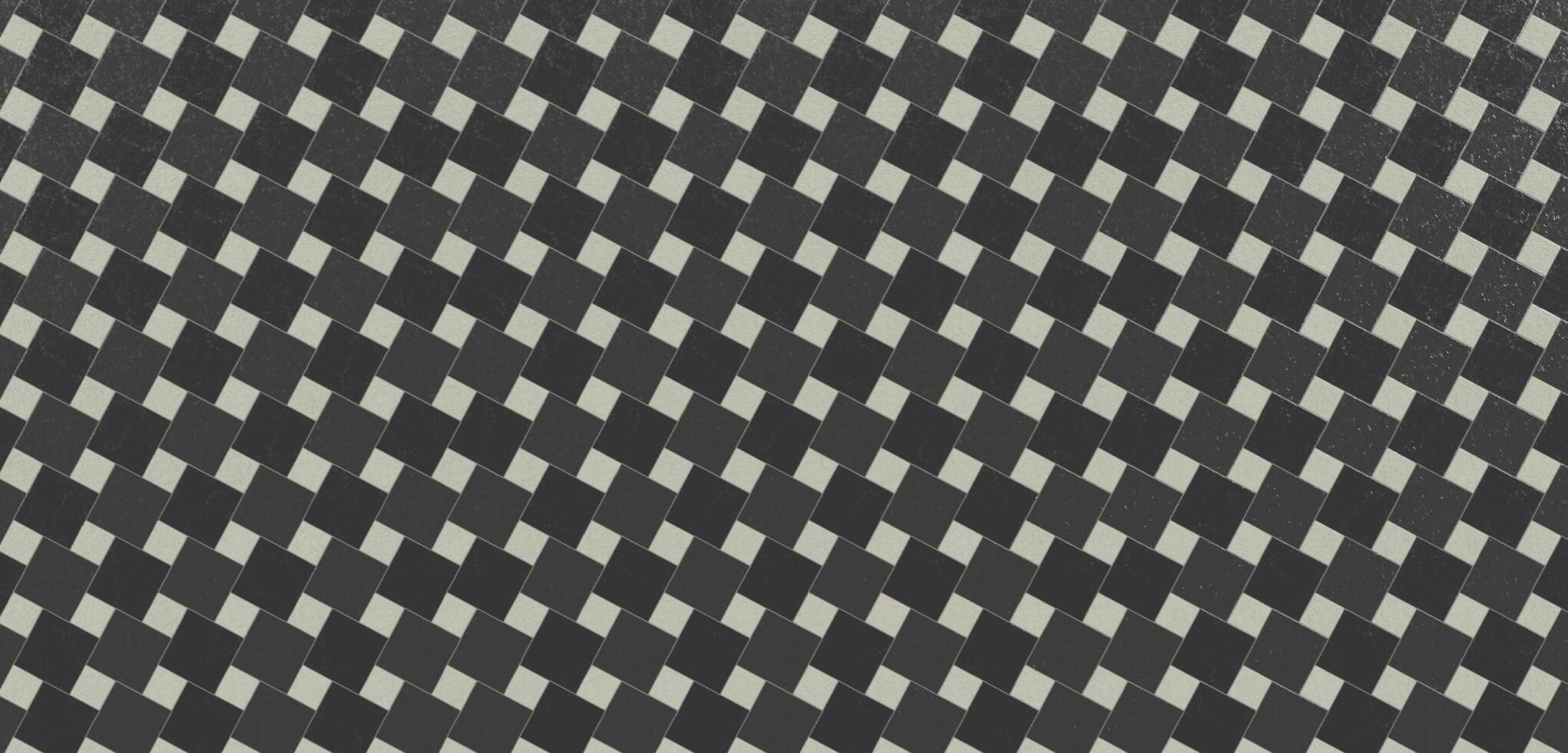 tiled floor Old floor background texture block texture stained tiles rough 3D illustration photo