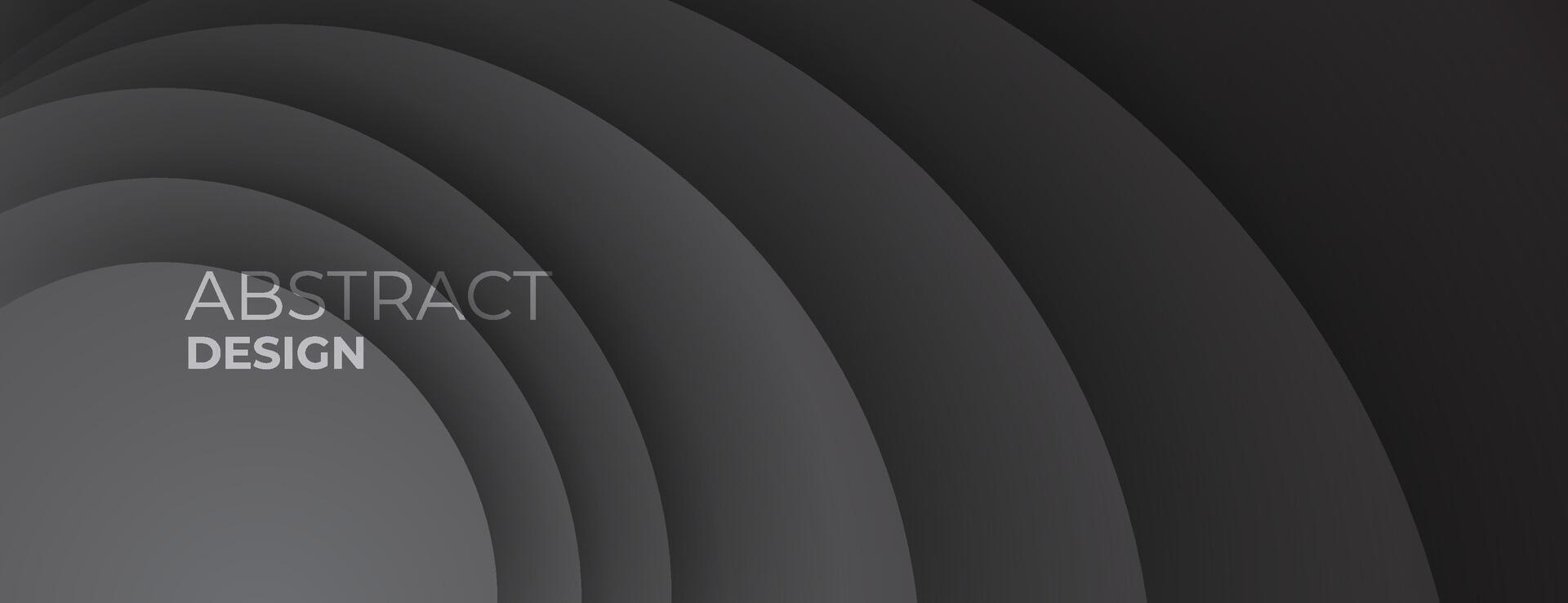 black paper circles layered background vector