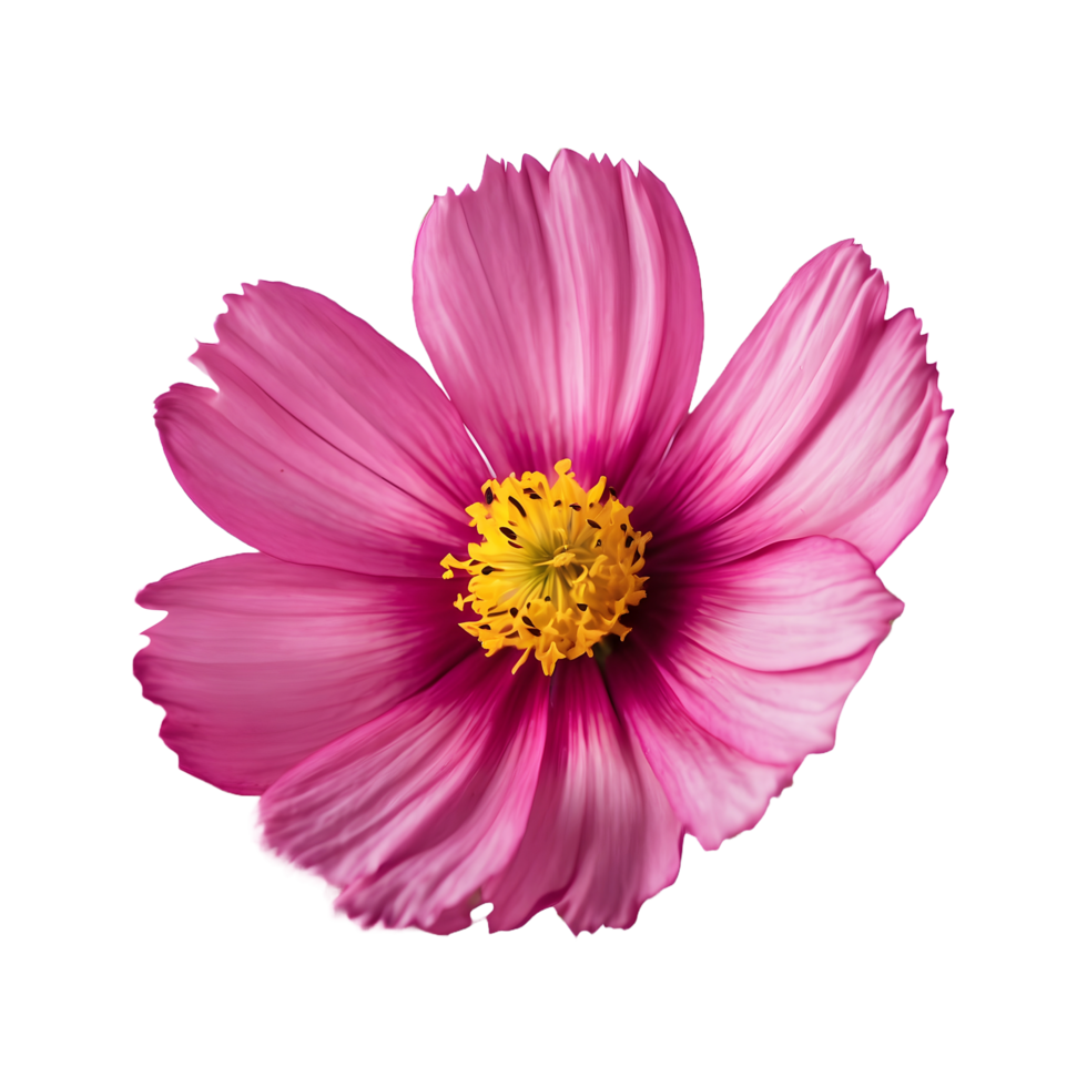 Beautiful Cosmos Flower Isolated On Transparent Background png