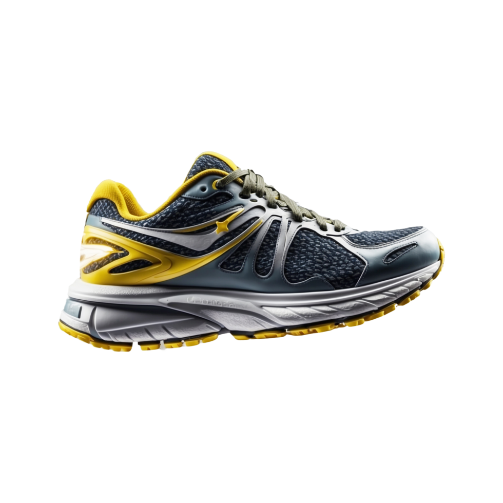 unique and Aesthetically colorful Premium Running Sports shoes, sneakers Isolated on a transparent background png