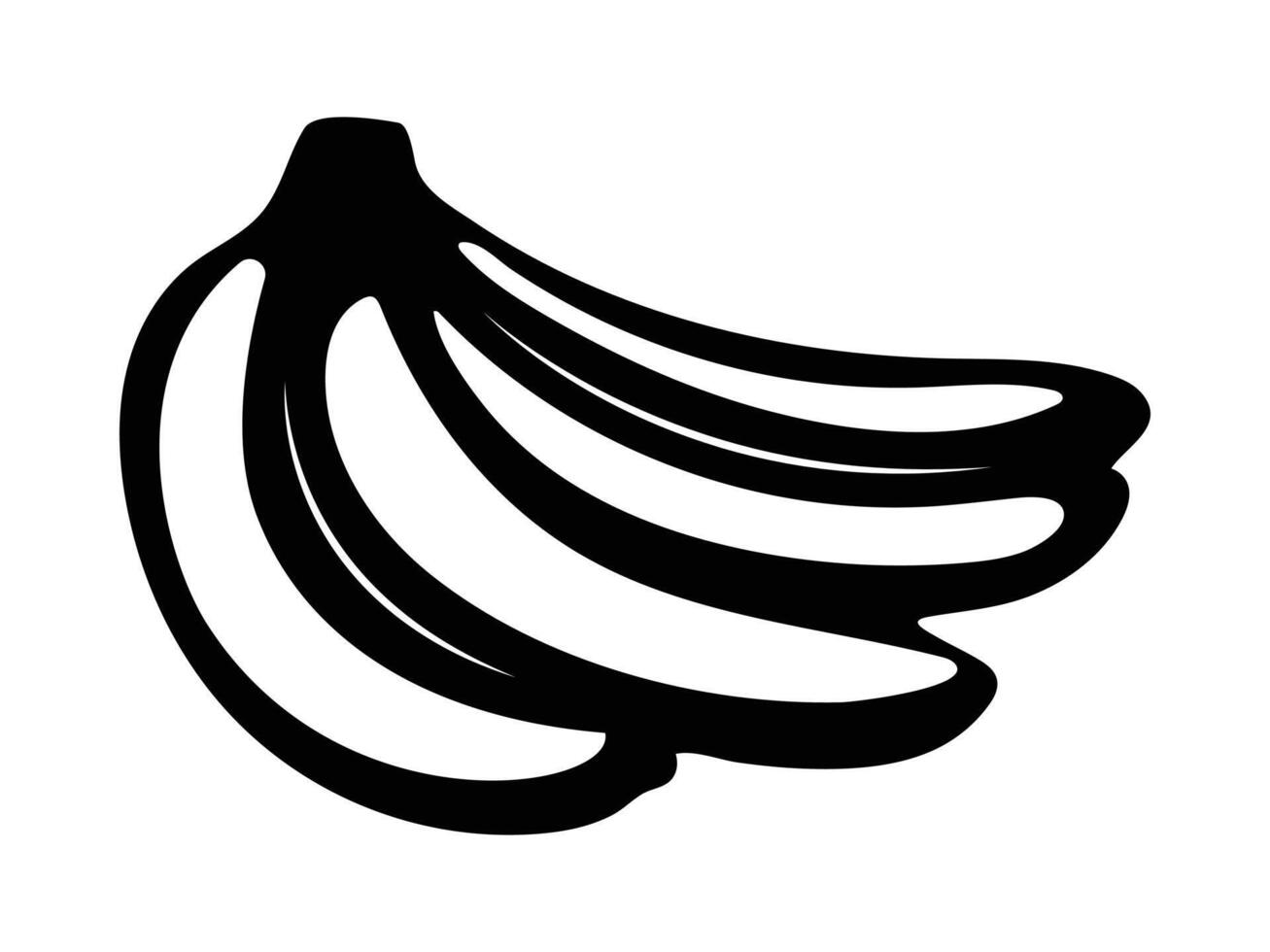 Banana Bunch icon illustration vector