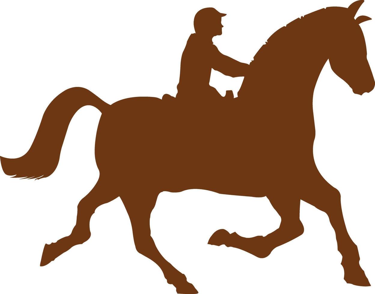 Horse Riding Equestrian Sport Illustration Graphic Design vector