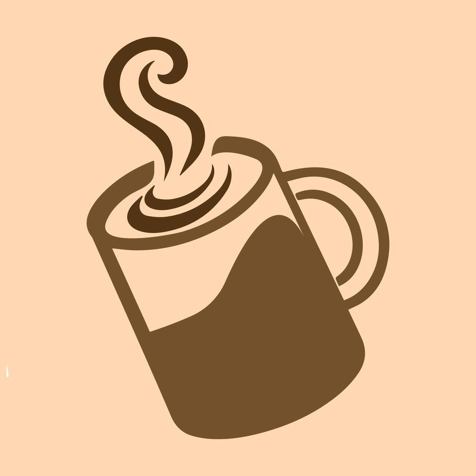 Set of icons for coffee cups. vector