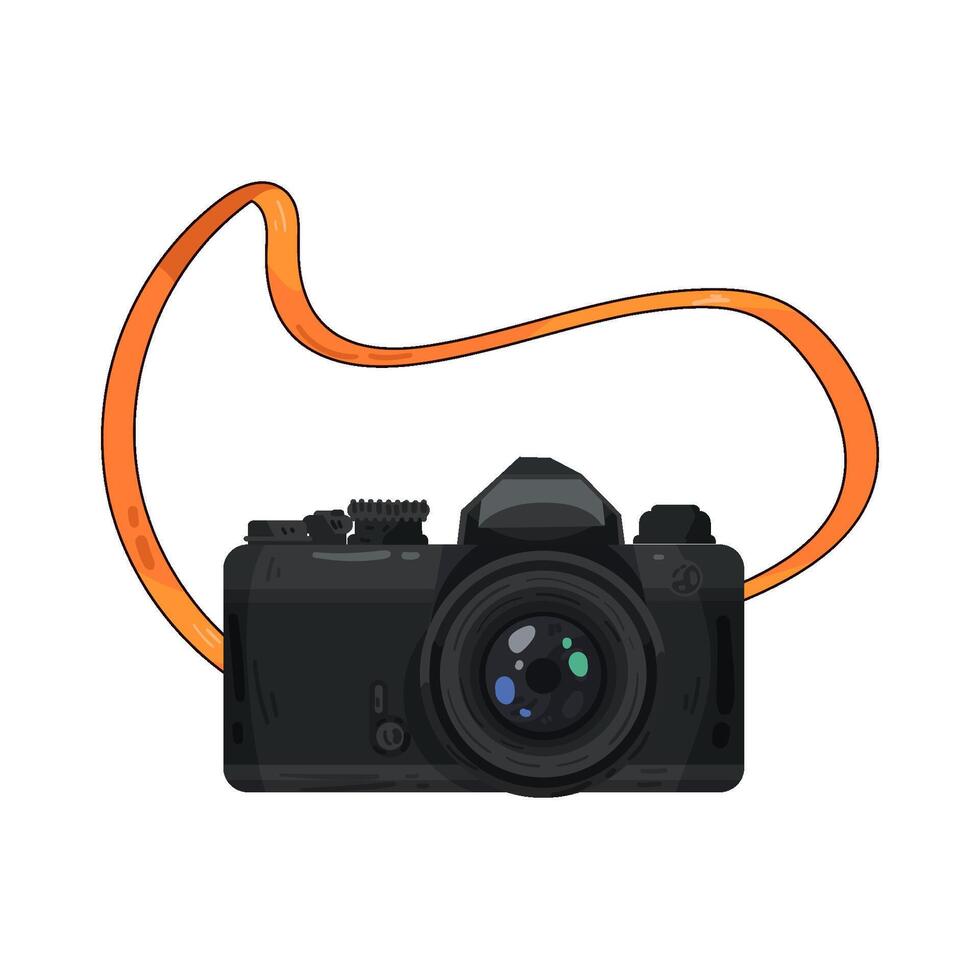 Illustration of camera vector