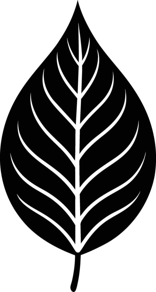 Plant Leaf Icon on Checkerboard White Background vector