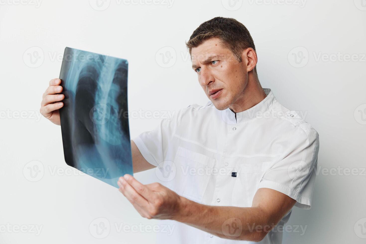 Man specialist physician practitioner cancer care disease profession patient hospital health illness photo