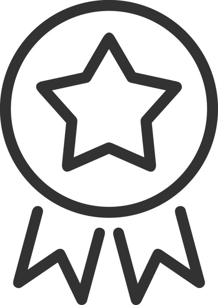 Star icon symbol image for rangking or rating reward Free vector