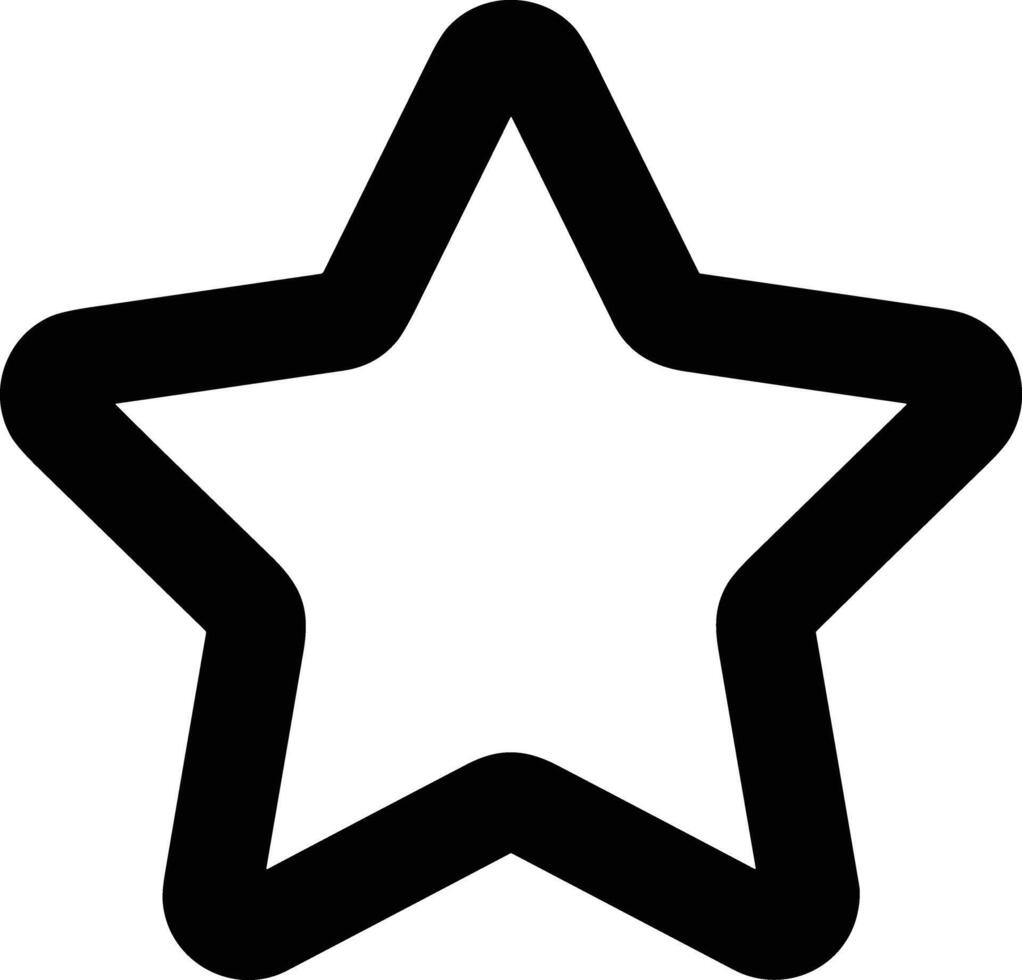 Star icon symbol image for rangking or rating reward Free vector