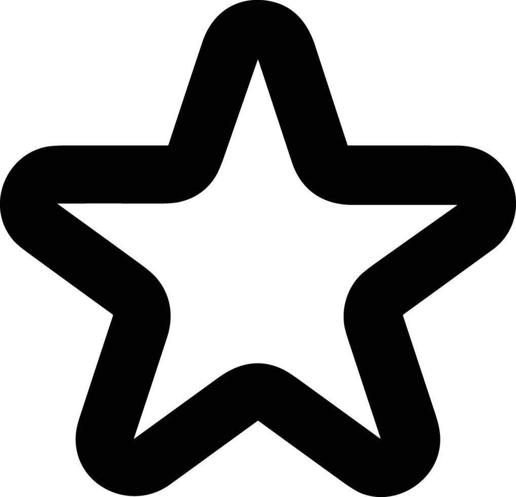 Star icon symbol image for rangking or rating reward Free vector