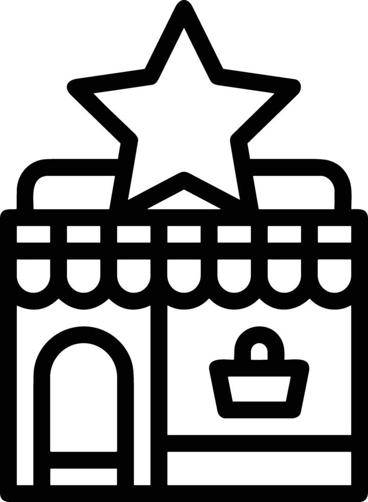 Star icon symbol image for rangking or rating reward Free vector