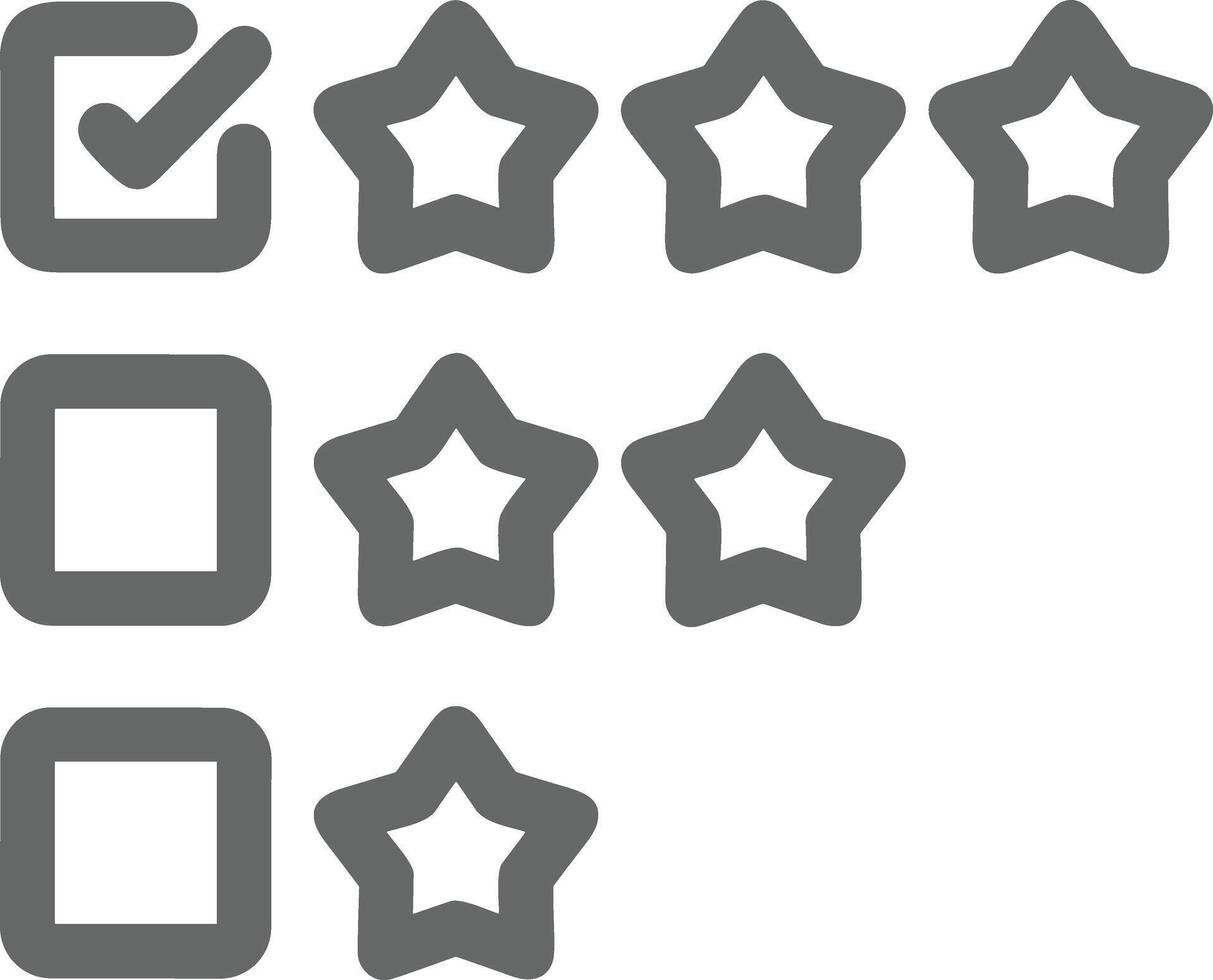 Star icon symbol image for rangking or rating reward Free vector