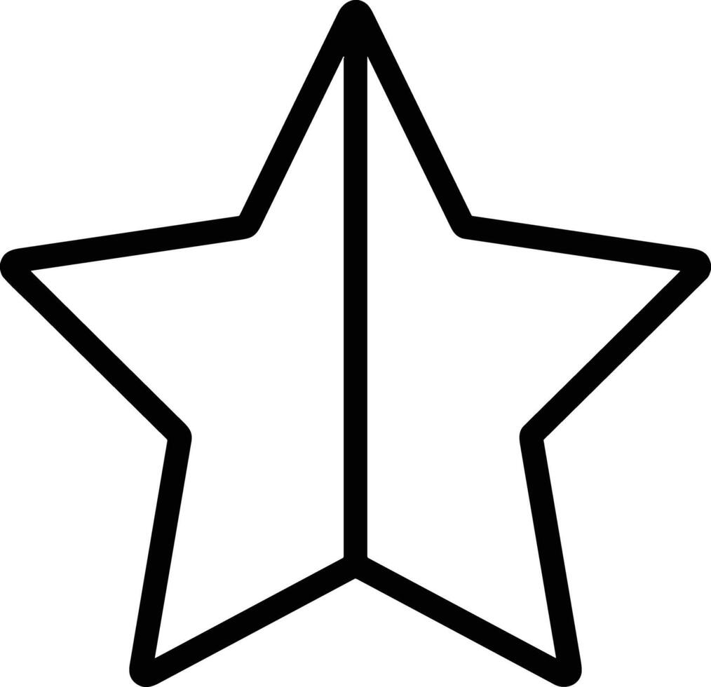 Star icon symbol image for rangking or rating reward Free vector