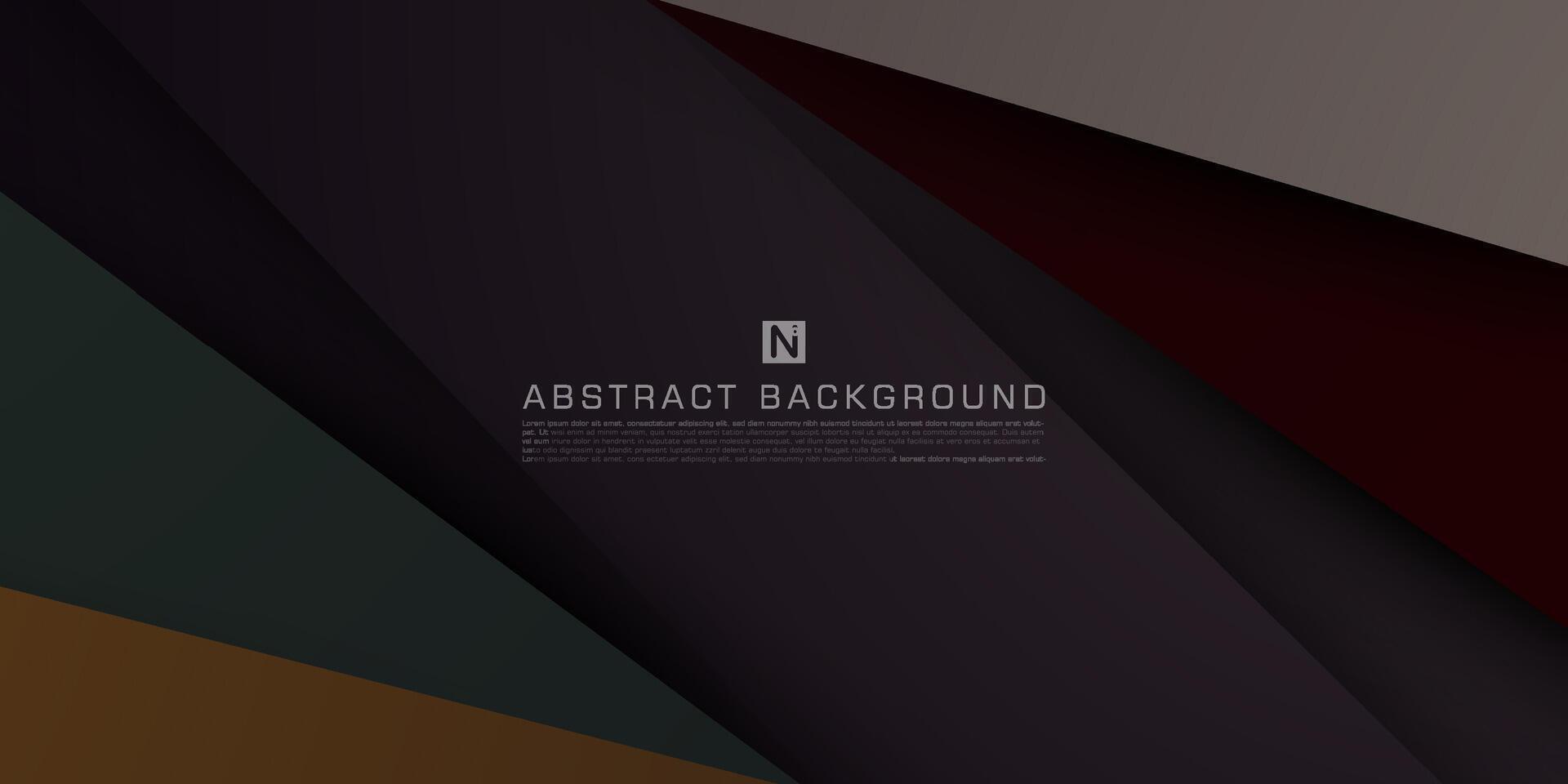 Abstract 3d background dark color triangle overlap background for graphics design. papercut gradient background elements. Eps10 vector