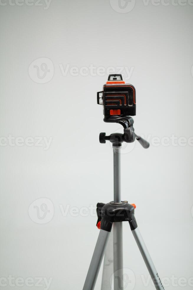 Laser level on a tripod for measurement photo