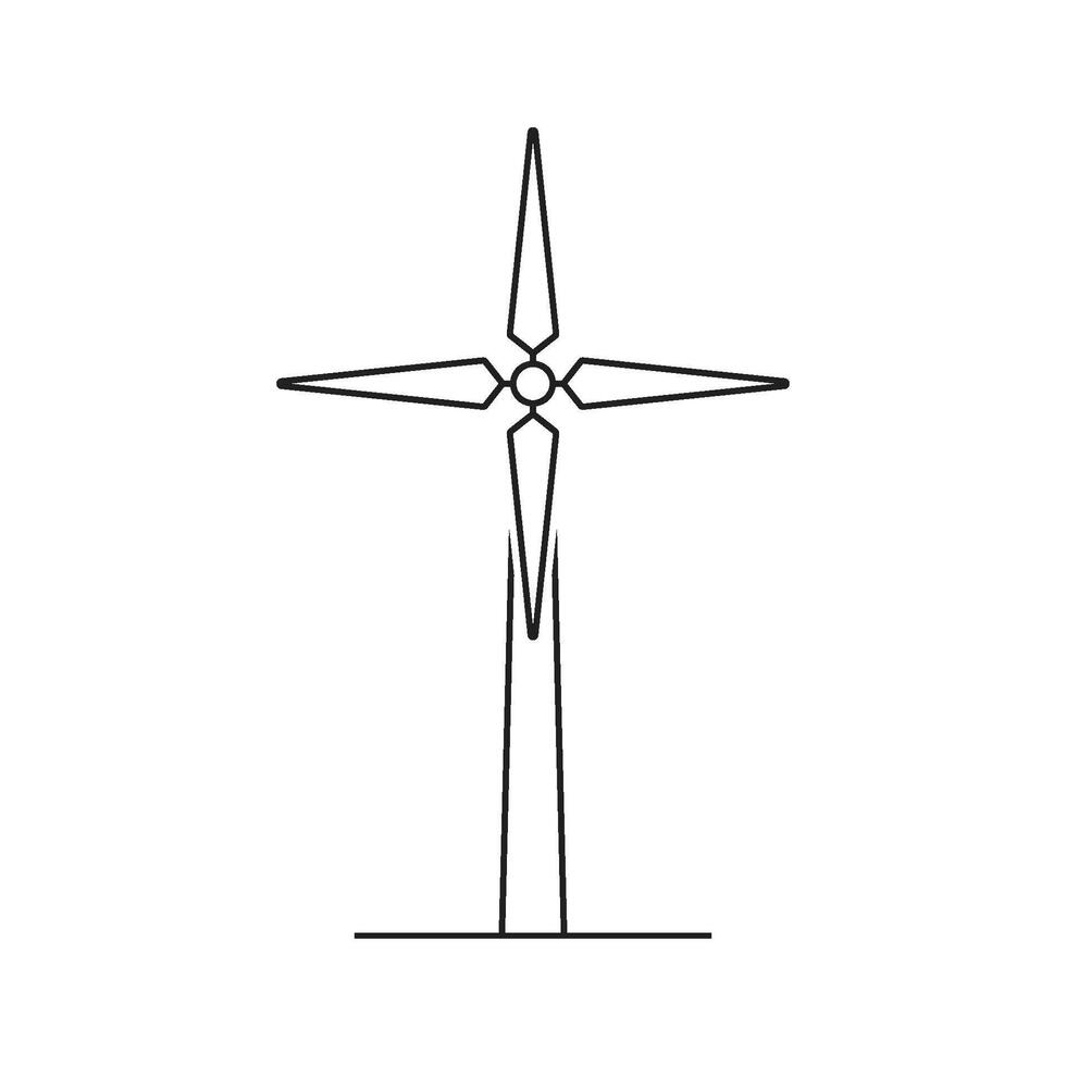 windmill icon illustration vector