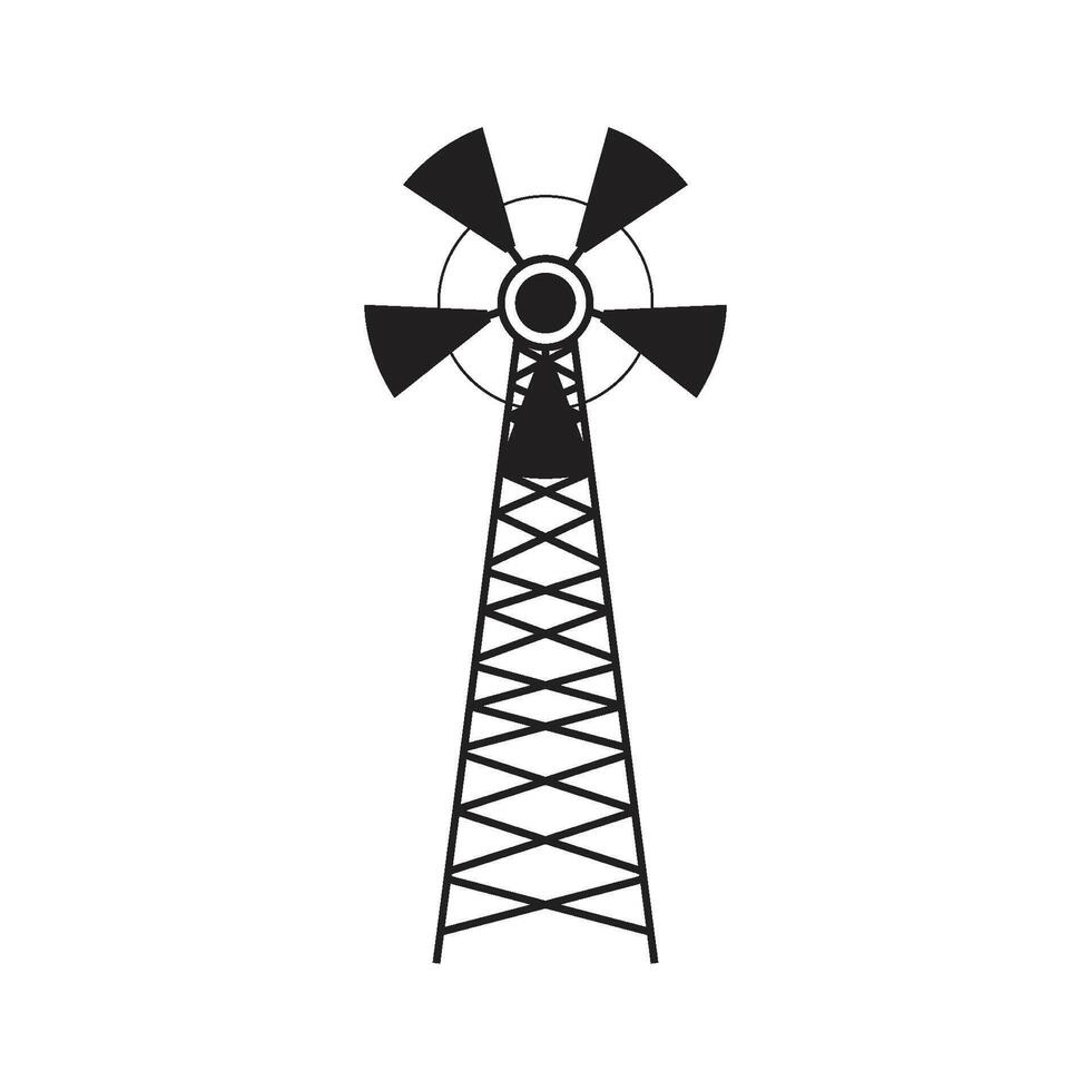 windmill icon illustration vector