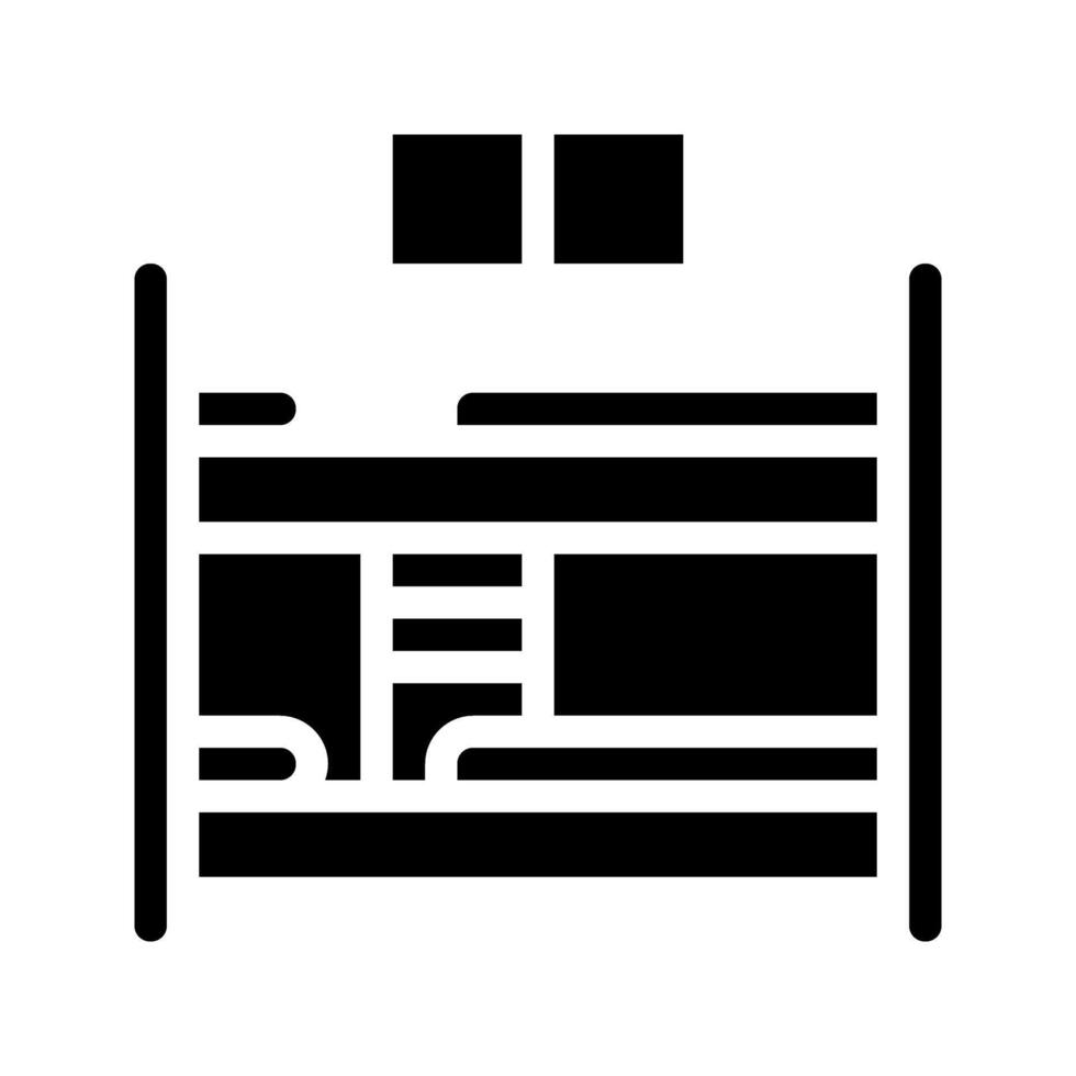 Dormitory icon. with a soild style. Suitable for use on websites, UI and mobile apps. vector