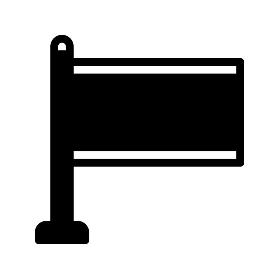 University flag icon. with a soild style. Suitable for use on websites, UI and mobile apps. vector
