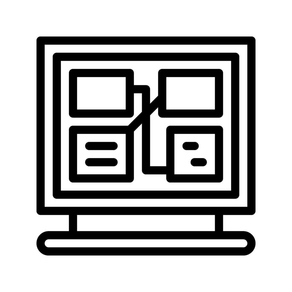 Notice board line icon. Can be used for websites, UI and mobile apps. vector