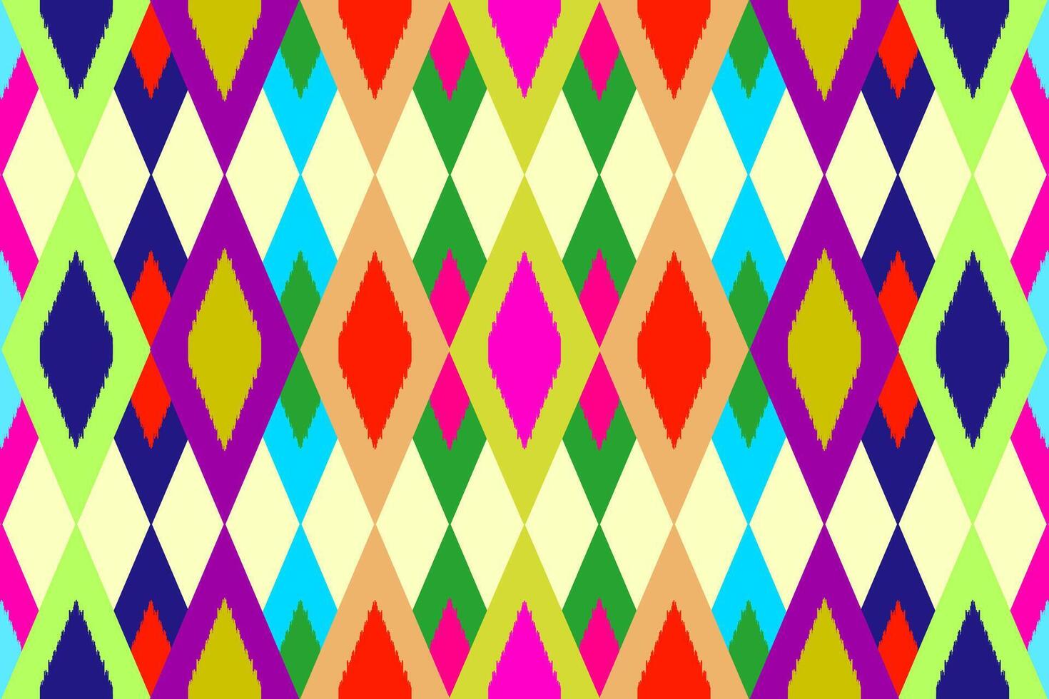 ikat abstract seamless pattern. ikat abstract style. ikat pattern design for background, wallpaper, textile, fabric, clothing, embroidery vector