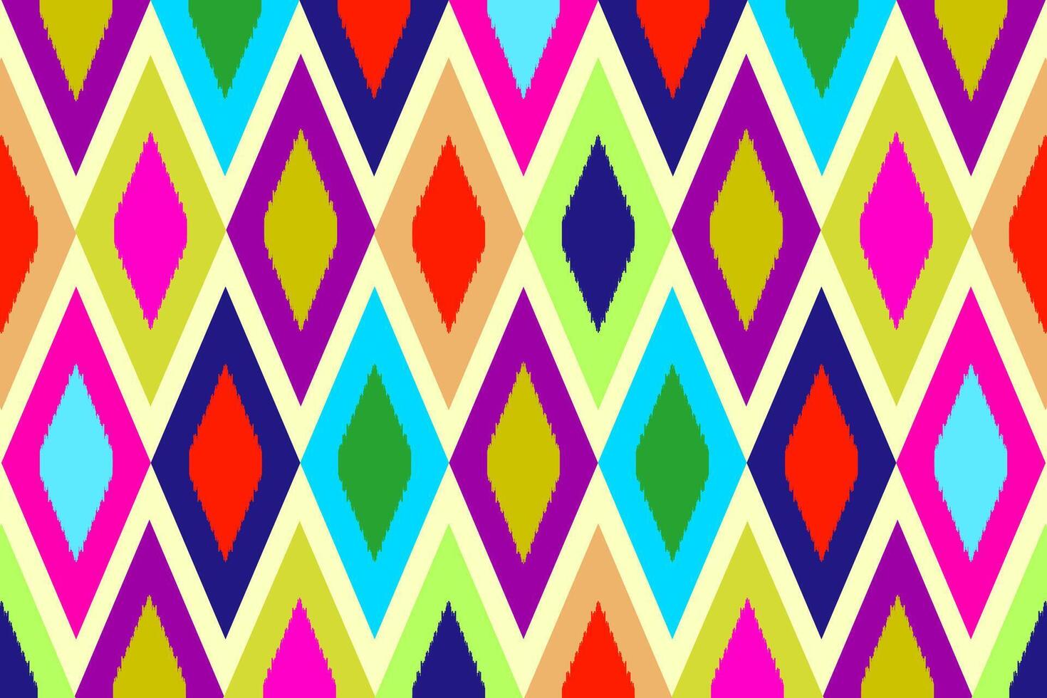 ikat abstract seamless pattern. ikat abstract style. ikat pattern design for background, wallpaper, textile, fabric, clothing, embroidery vector