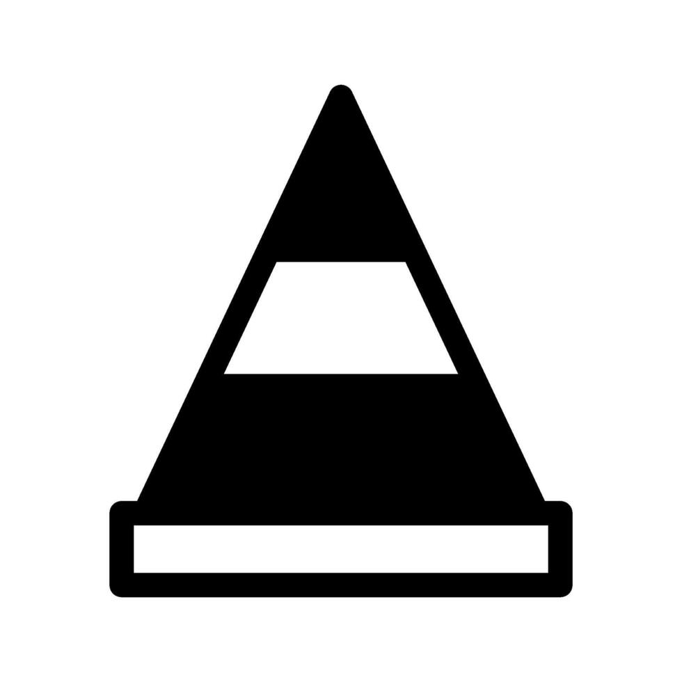 Cone Icon Symbol Design Illustration vector