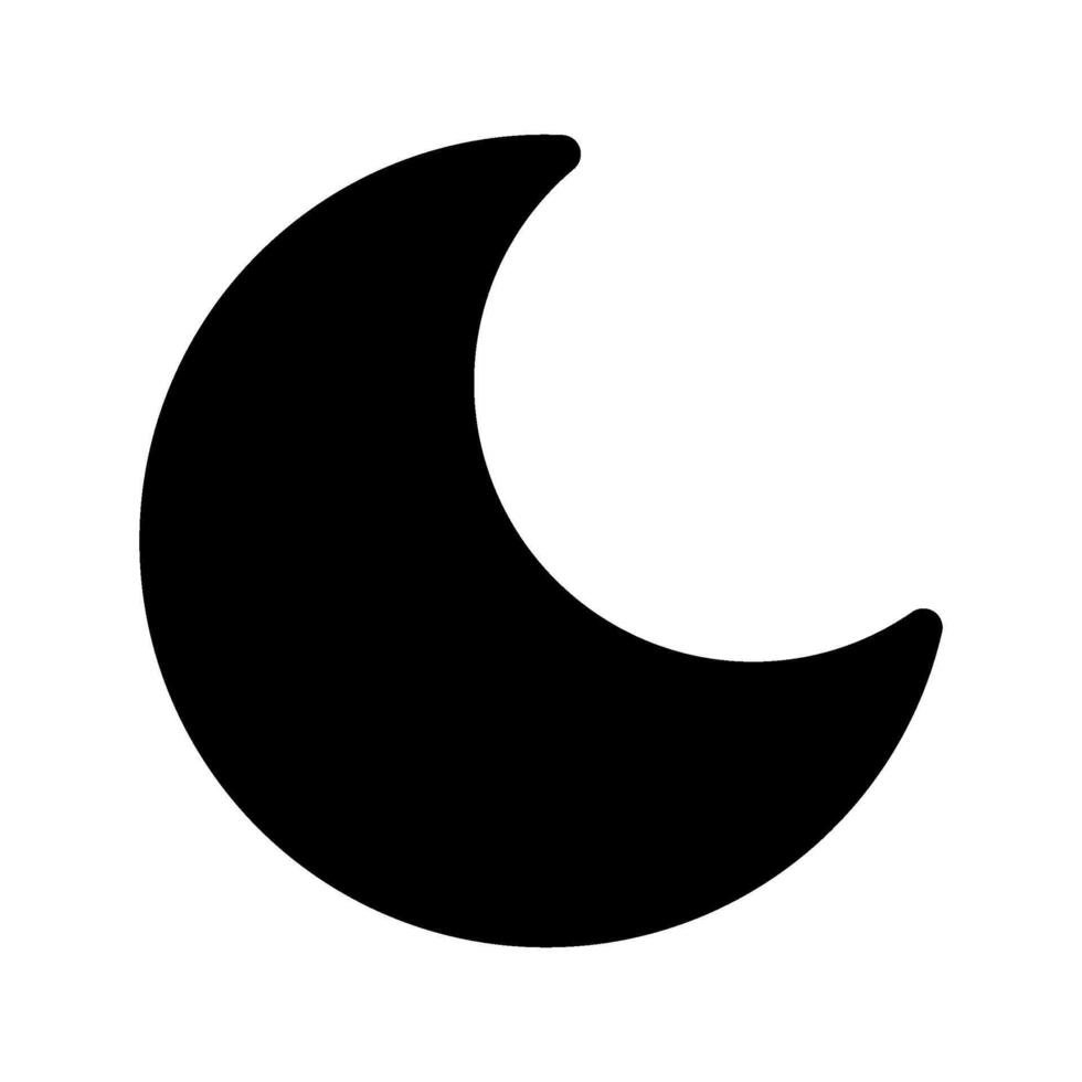 Moon Icon Symbol Design Illustration vector