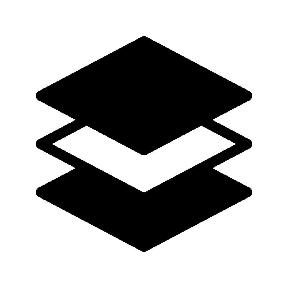 Layers Icon Symbol Design Illustration vector