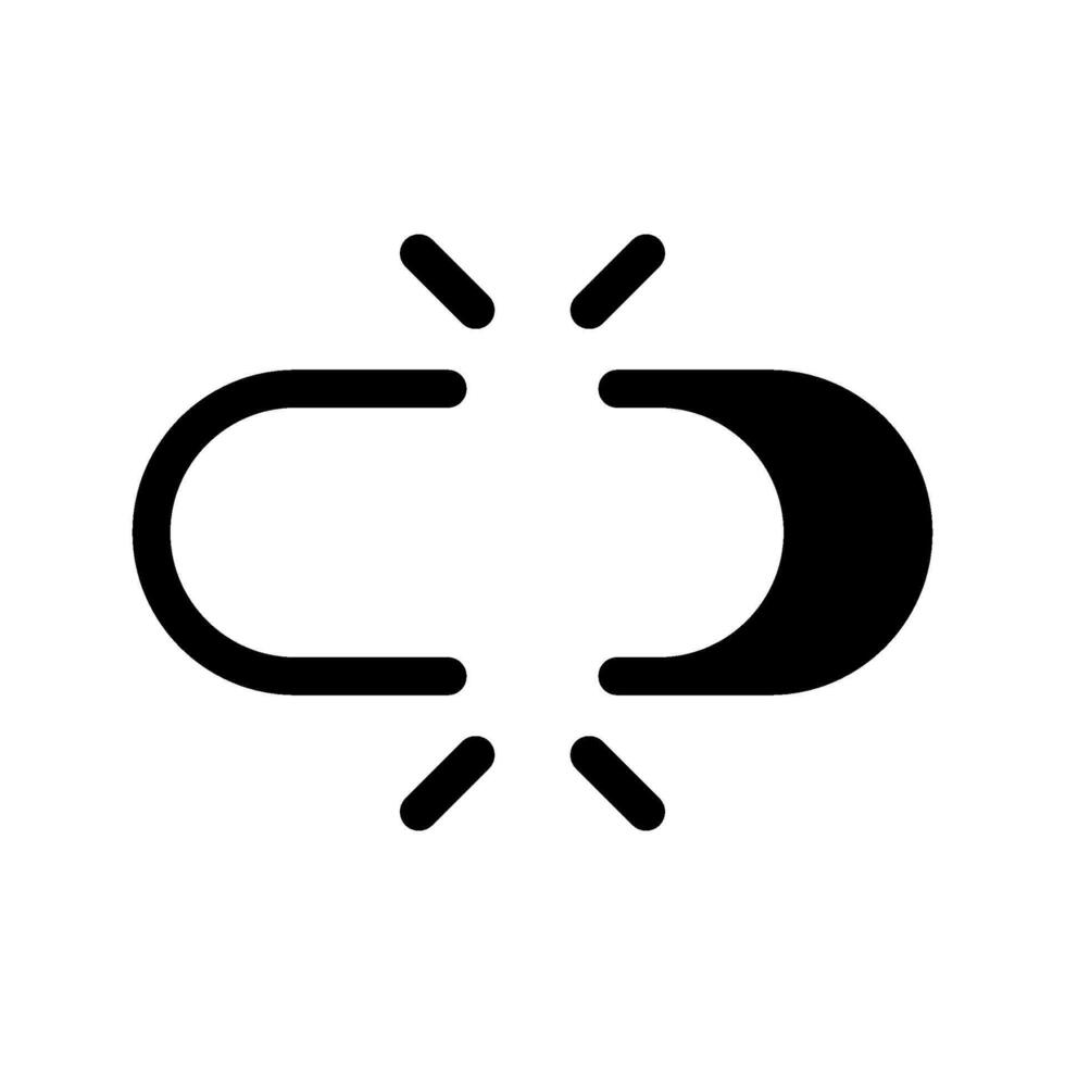 Unlink Icon Symbol Design Illustration vector