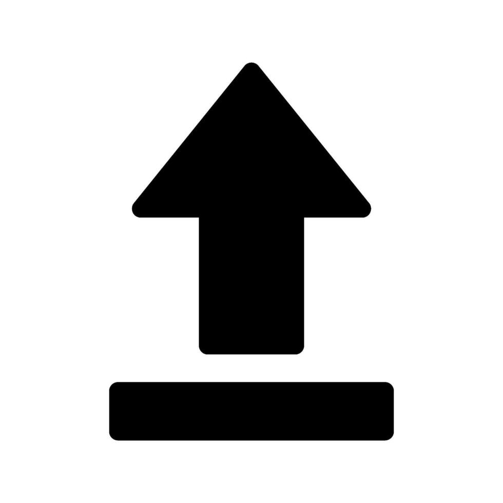 Upload Icon Symbol Design Illustration vector