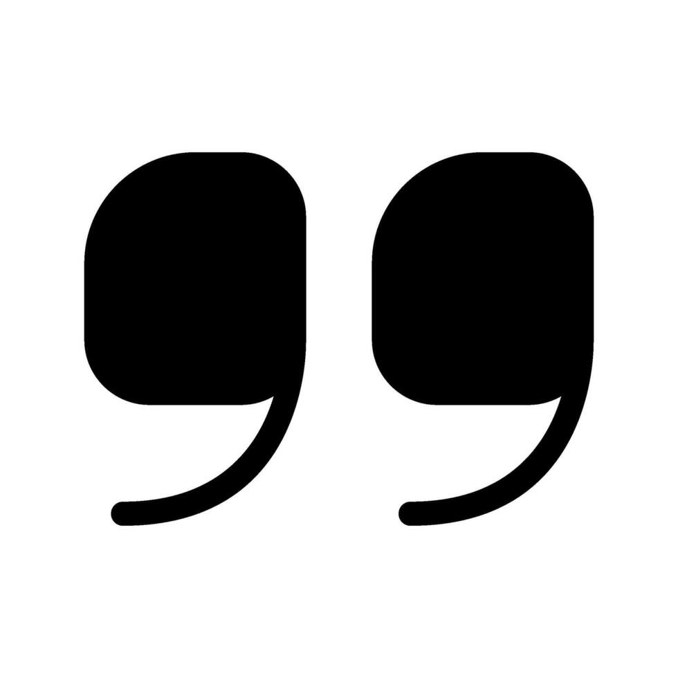 Quote Icon Symbol Design Illustration vector