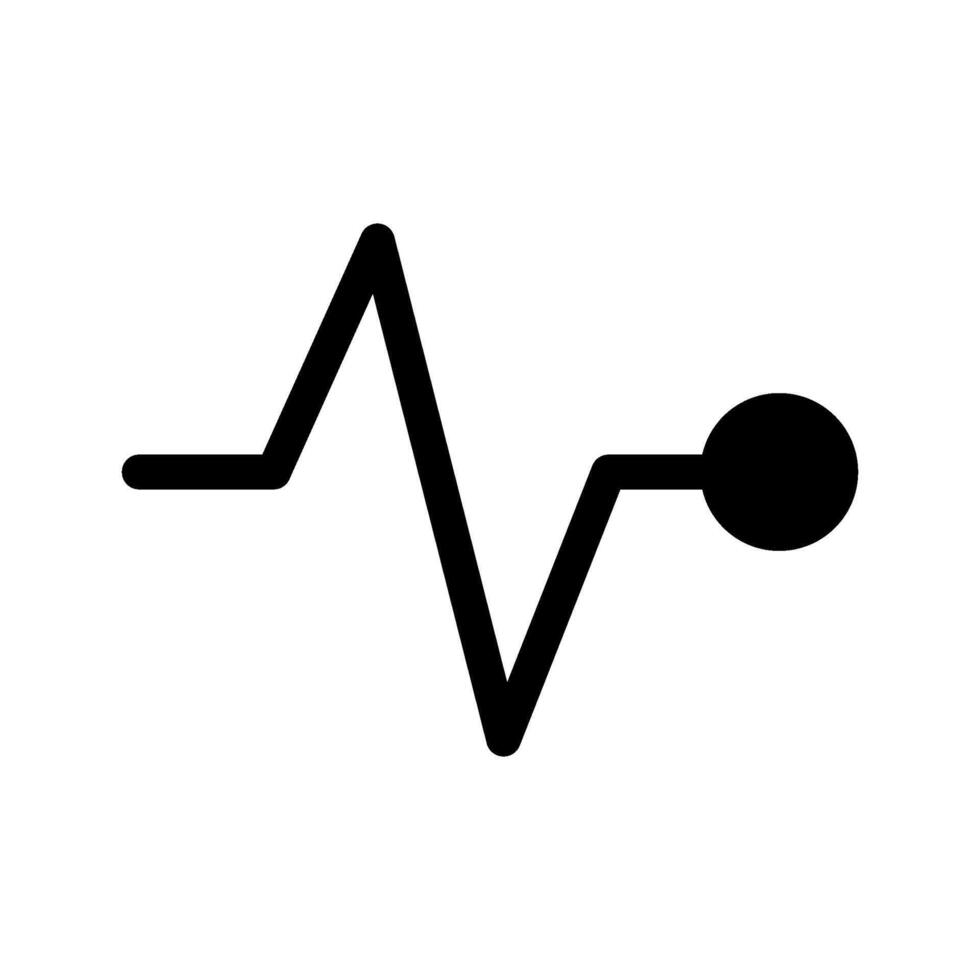 Pulse Icon Symbol Design Illustration vector