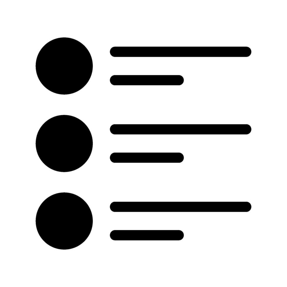 List Icon Symbol Design Illustration vector