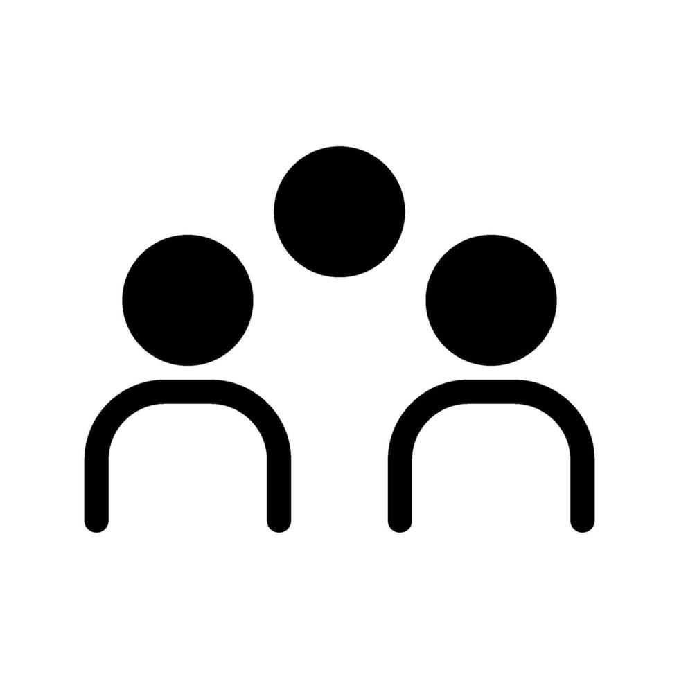 Group Icon Symbol Design Illustration vector