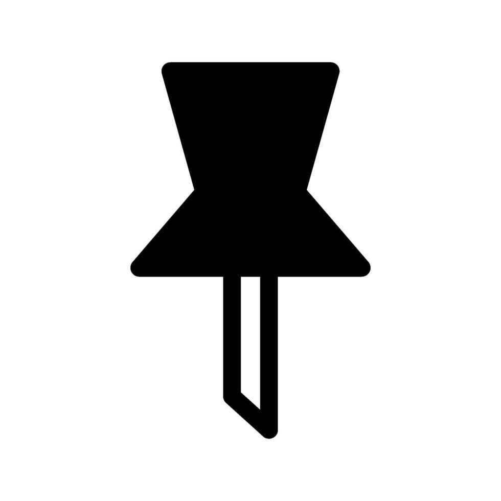Pin Icon Symbol Design Illustration vector