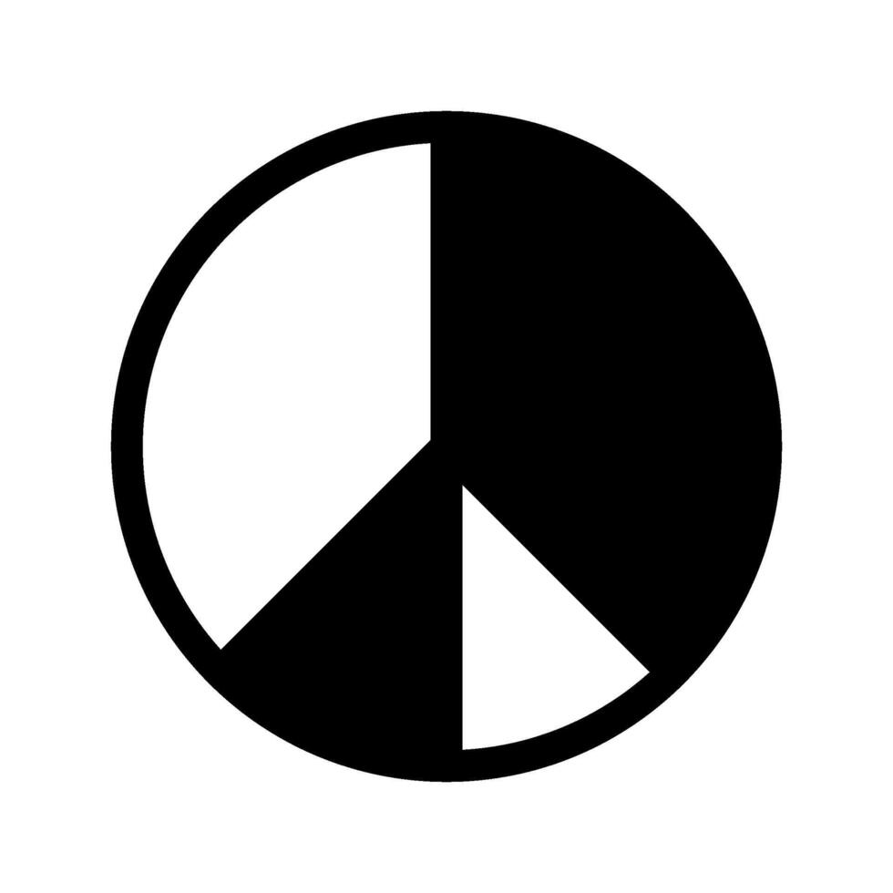 Peace Icon Symbol Design Illustration vector