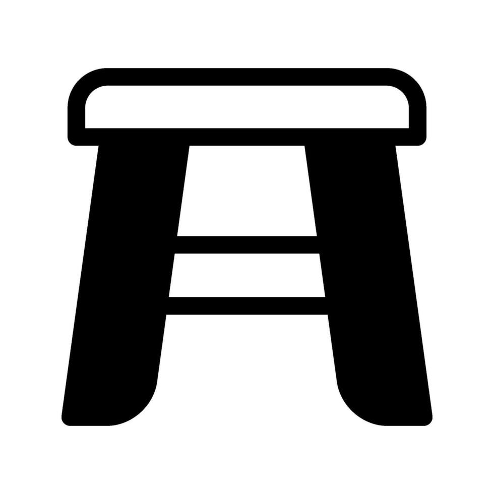 Stool Icon Symbol Design Illustration vector