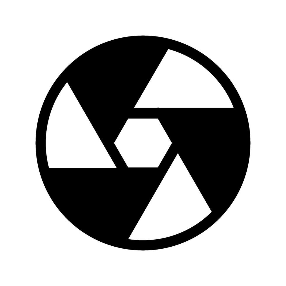 Aperture Icon Symbol Design Illustration vector