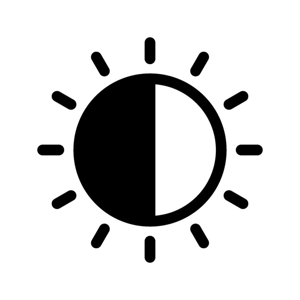Brightness Icon Symbol Design Illustration vector