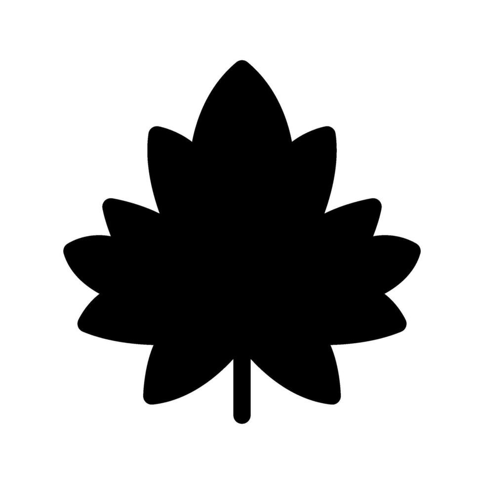 Maple Leaf Icon Symbol Design Illustration vector