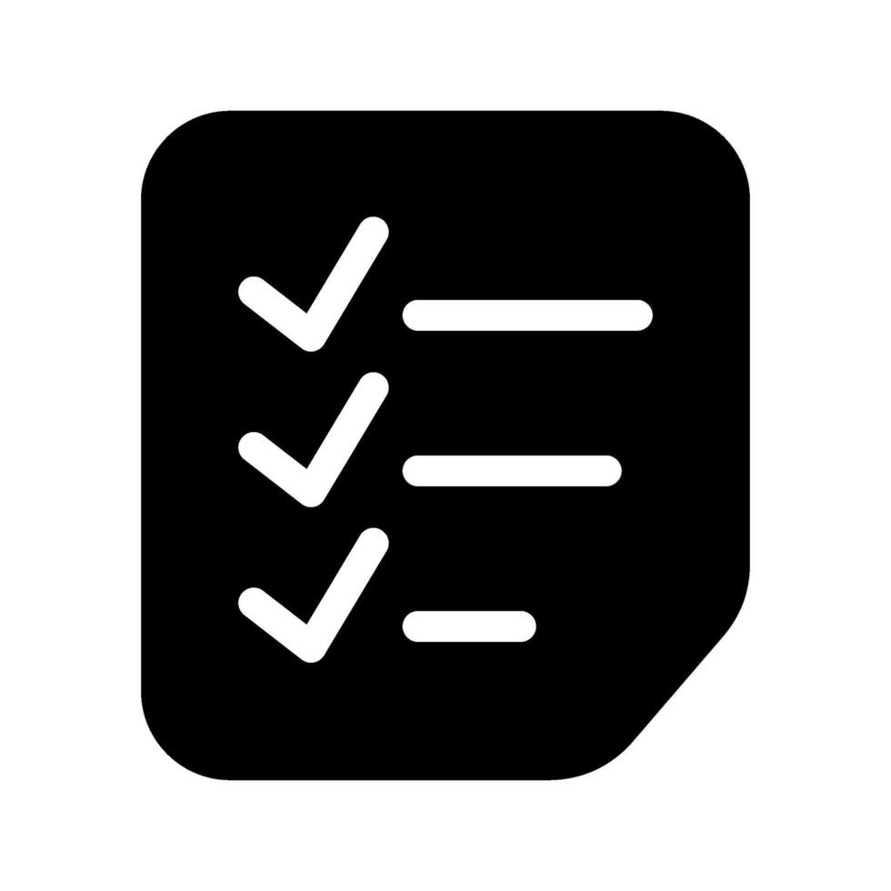 Checklist Icon Symbol Design Illustration vector