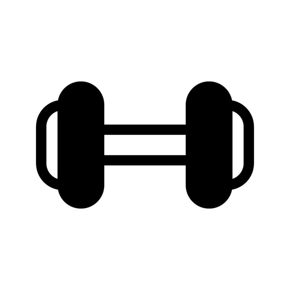 Dumbbell Icon Symbol Design Illustration vector