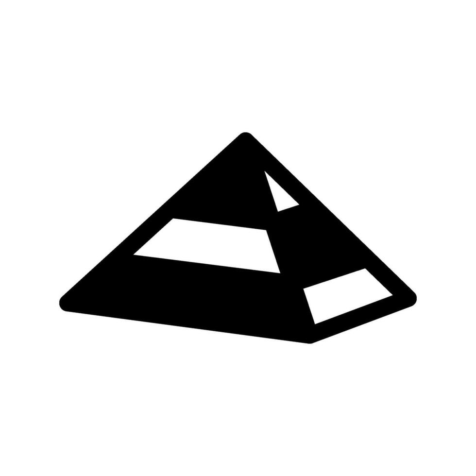 Pyramid Icon Symbol Design Illustration vector