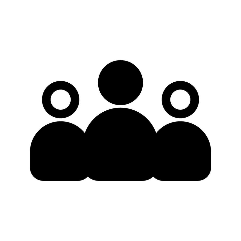 People Icon Symbol Design Illustration vector