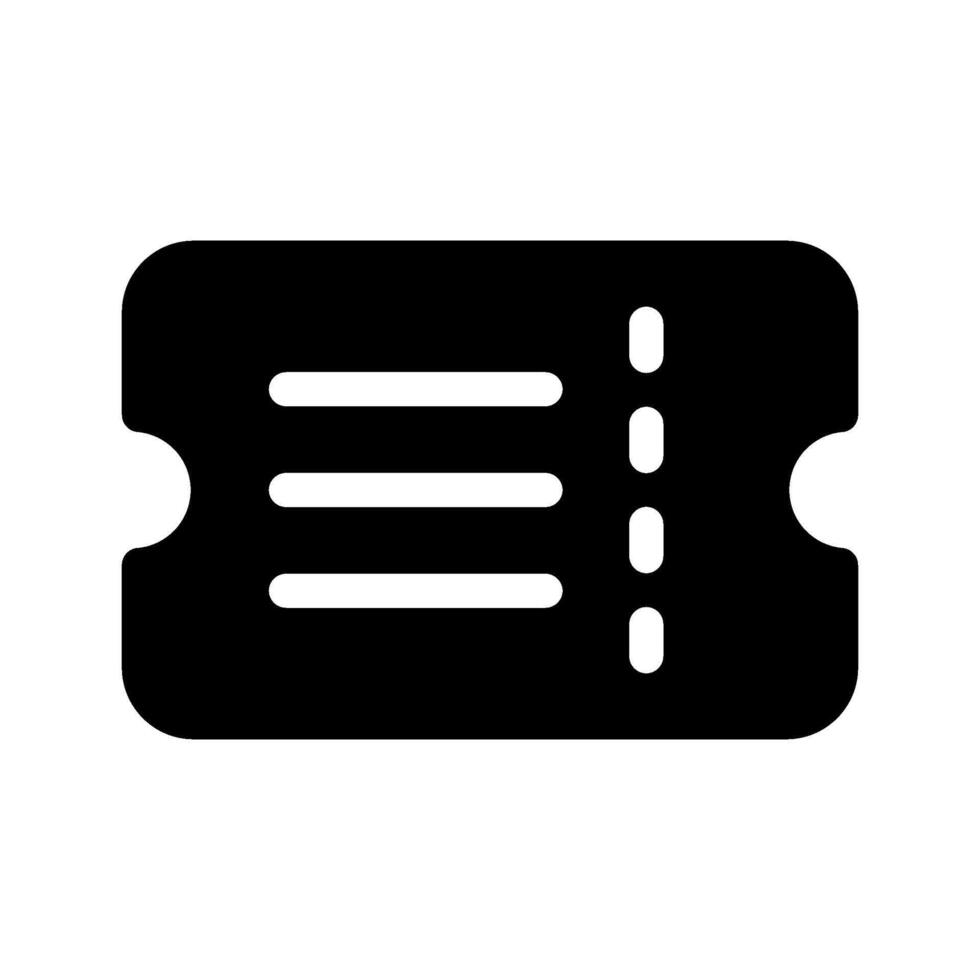 Ticket Icon Symbol Design Illustration vector